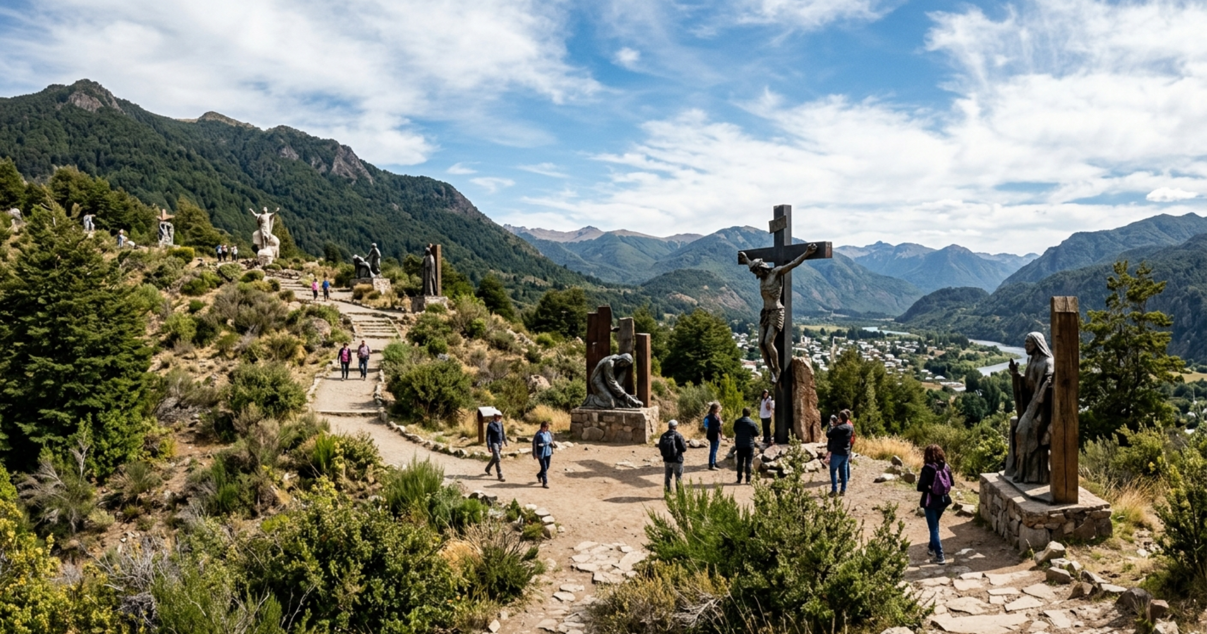Vía Christi en Junín de los Andes: un camino de arte, fe y cultura