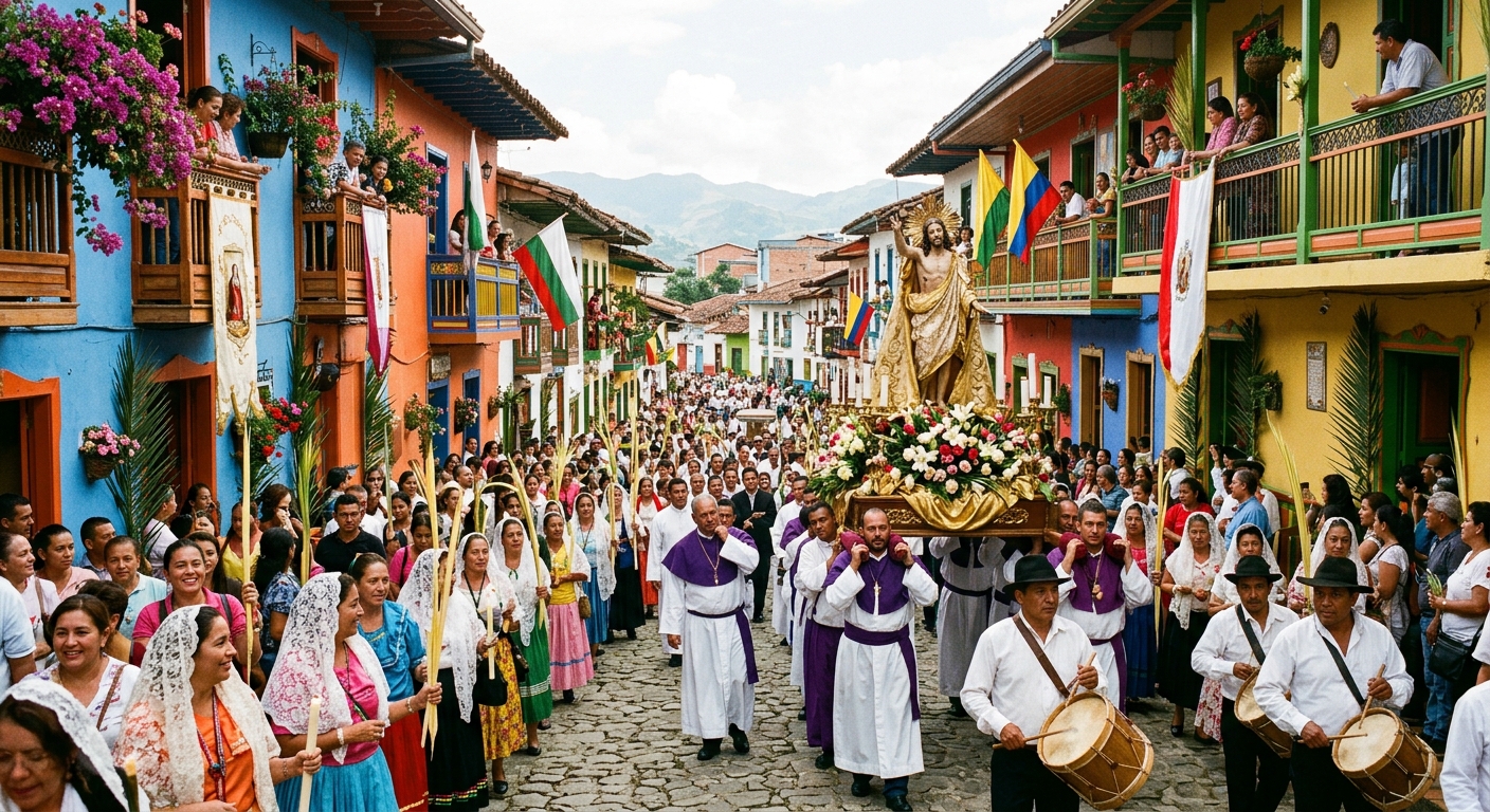 Fervor religioso en los pueblos de Antioquia