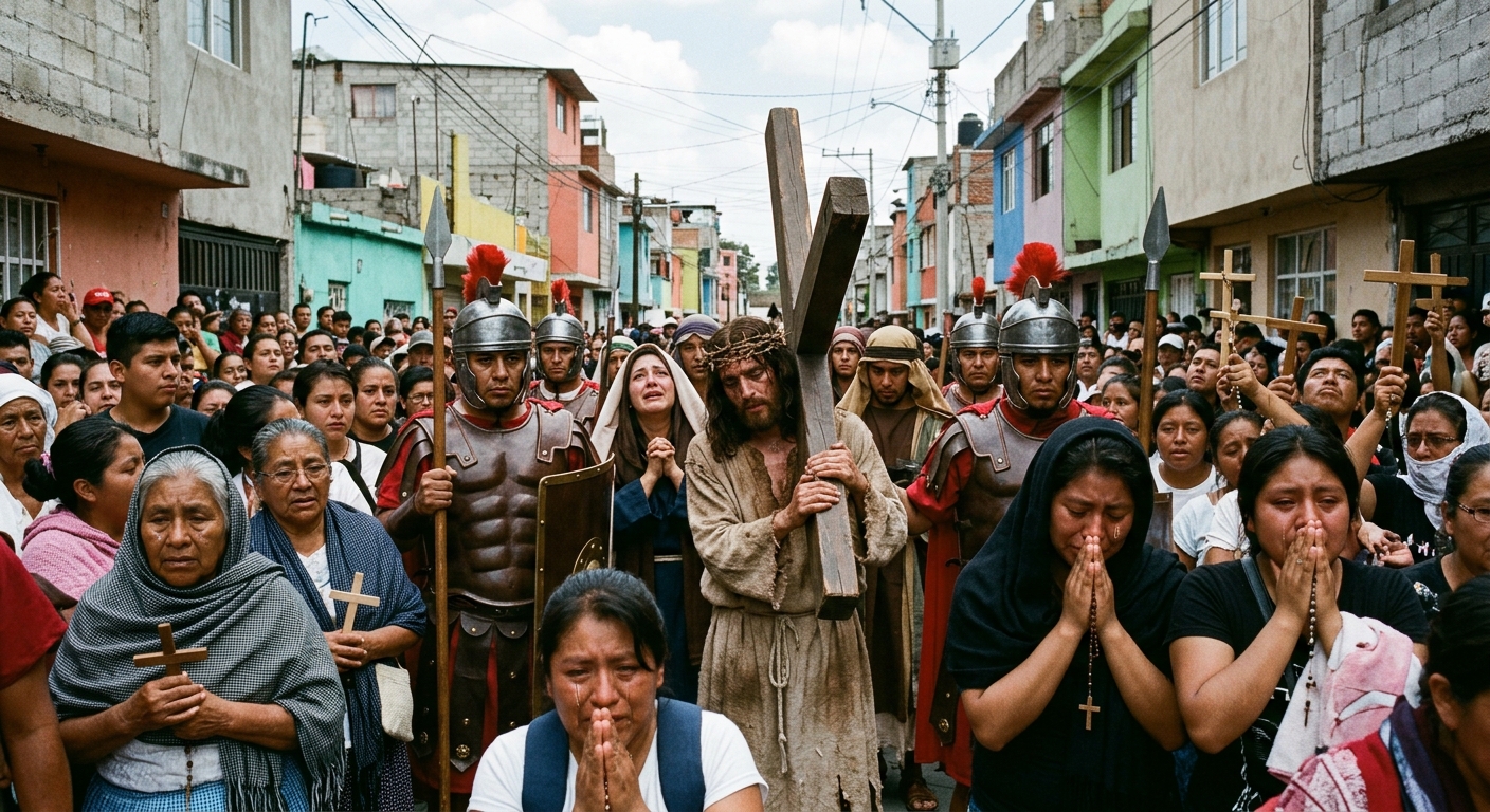 Viacrucis de Iztapalapa en México